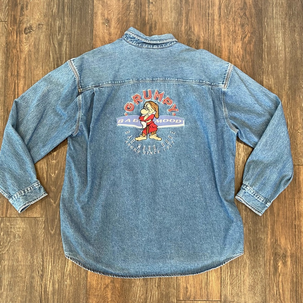 Rare Vintage Disney Grumpy Shirt XL The Disney Catalog